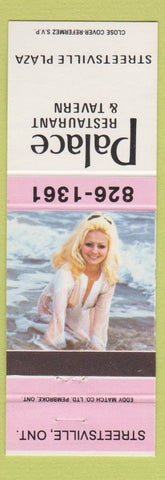 Matchbook Cover - Palace Restaurant Tavern Streetsville ON pinup
