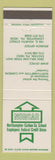 Matchbook Cover - Northampton Carbon School Credit Union Easton Lehighton PA