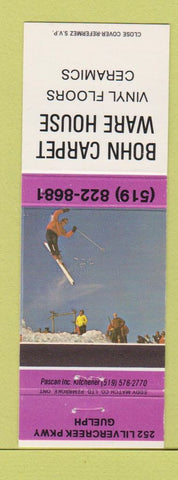 Matchbook Cover - Bohn Carpet Ware House Guelph ON