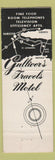 Matchbook Cover - Gulliver's Travels Motel Stoney Creek ON