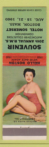 Matchbook Cover - RMS Hotel Somerset Boston MA 1960 pinup