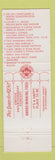 Matchbook Cover - Ronnies Lounge Miami Skyway Motel Miami FL