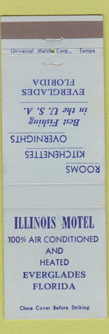 Matchbook Cover - Illinois Motel Everglades FL