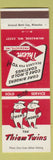 Matchbook Cover - Thiem Twins Core Binders Mold Coatings Milwaukee WI