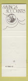 Matchbook Cover - Copperweld Steel Credit Union Warren OH