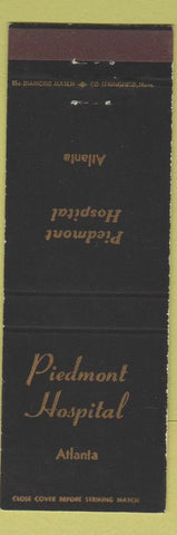 Matchbook Cover - Piedmont Hospital Atlanta GA