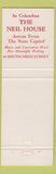 Matchbook Cover - Neil House Motor Hotel Garage Columbus OH