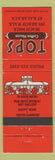 Matchbook Cover - Tops Coffee Shop Waikiki Hawaii
