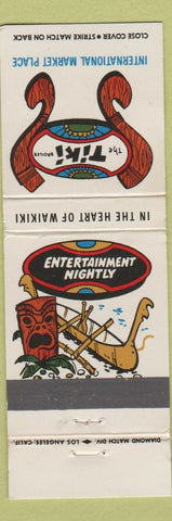 Matchbook Cover - Tiki Broiler Honolulu Hawaii