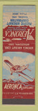 Matchbook Cover - Aeronca Airplanes Pacific Aircraft Eugene OR