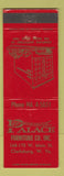 Matchbook Cover - Palace Furniture Clarksburg WV