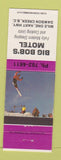Matchbook Cover - Big Bob's Motel Dawson Creek BC