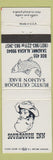 Matchbook Cover - Sourdough Inn Salmon Bake Skagway AK WEAR