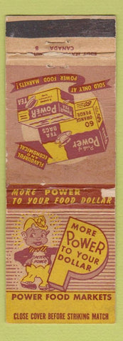 Matchbook Cover - Pride of Power Tea Canada WORN