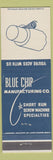 Matchbook Cover - Blue Chip Manufacturing Screw Machine