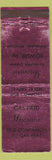 Matchbook Cover - Incinor Gas Fired Bowser Milwaukee WI WEAR