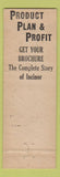 Matchbook Cover - Incinor Gas Fired Bowser Milwaukee WI WEAR