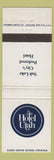 Matchbook Cover - Hotel Utah Salt Lake City
