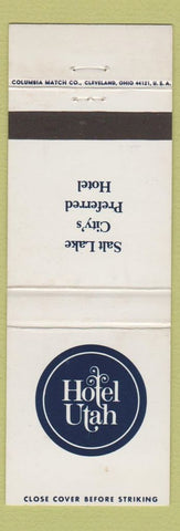 Matchbook Cover - Hotel Utah Salt Lake City