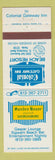 Matchbook Cover - Sweden House Smorgasbord Colonial Gateway ST Petersburg FL