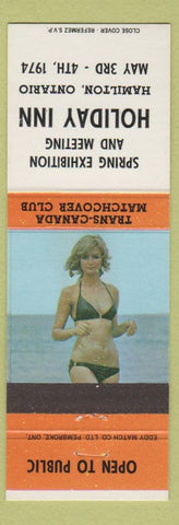 Matchbook Cover - Holiday Inn Trans Canada Match Hamilton ON pinup