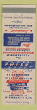 Matchbook Cover - Federation of Westinghouse Unions Pittsburgh PA