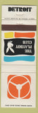 Matchbook Cover - Playboy Club Detroit MI