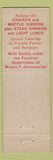 Matchbook Cover - Shankweiler's Restaurant Fogelsville PA