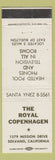 Matchbook Cover - Royal Copenhagen Solvang CA