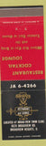 Matchbook Cover - Dorchester Restaurant Lounge Broadview Heights OH