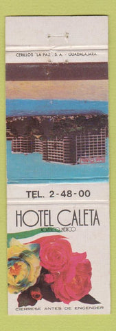 Matchbook Cover - Hotel Caleta Acapulco Mexico WEAR