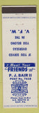 Matchbook Cover - VFW PJ Bair II Gap PA