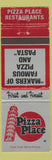 Matchbook Cover - Pizza Place Restaurants Leaning Tower of Pisa