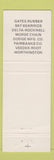 Matchbook Cover - Cohen Machinery Manchester NH