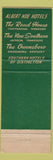 Matchbook Cover - Read House Hotel Chattanooga TN