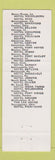 Matchbook Cover - Albert Pick Hotels Hotel Kansan Topeka KS