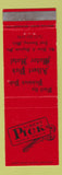 Matchbook Cover - Albert Pick Motor Hotel East Lansing MI