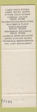 Matchbook Cover - Faber Enterprises Chicago IL