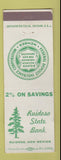 Matchbook Cover - Ruidoso State Bank Ruidoso NM WEAR