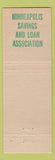 Matchbook Cover - Minneapolis Savings Loan MN WEAR