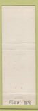 Matchbook Cover - Tallmadge Dairy Bar Lunch Sandusky MI low phone WEAR