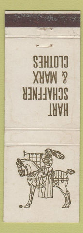 Matchbook Cover - Hart Schaffner Marx Clothes Nashville TN Joseph Frank WEAR
