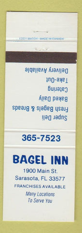 Matchbook Cover - Bagel Inn Sarasota FL