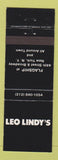 Matchbook Cover - Leo Lindy's New York City