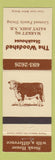Matchbook Cover - Woodshed Steakhouse Saint John NB