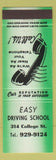 Matchbook Cover - Easy Driving School Canada green