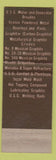 Matchbook Cover - United States Graphite VL Thompson Saginaw MI