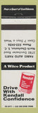 Matchbook Cover - Kendall Oil Gas Parks Auto Parts North Charleston SC