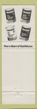 Matchbook Cover - Kendall Oil Gas Parks Auto Parts North Charleston SC