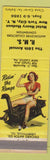 Matchbook Cover - RMS Convention Henry Hudson Hotel New York City 1955 pinup